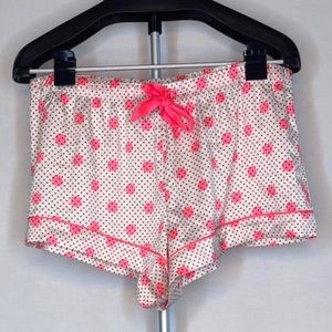 Victoria Secret Large Pajama Shorts Polka Dots